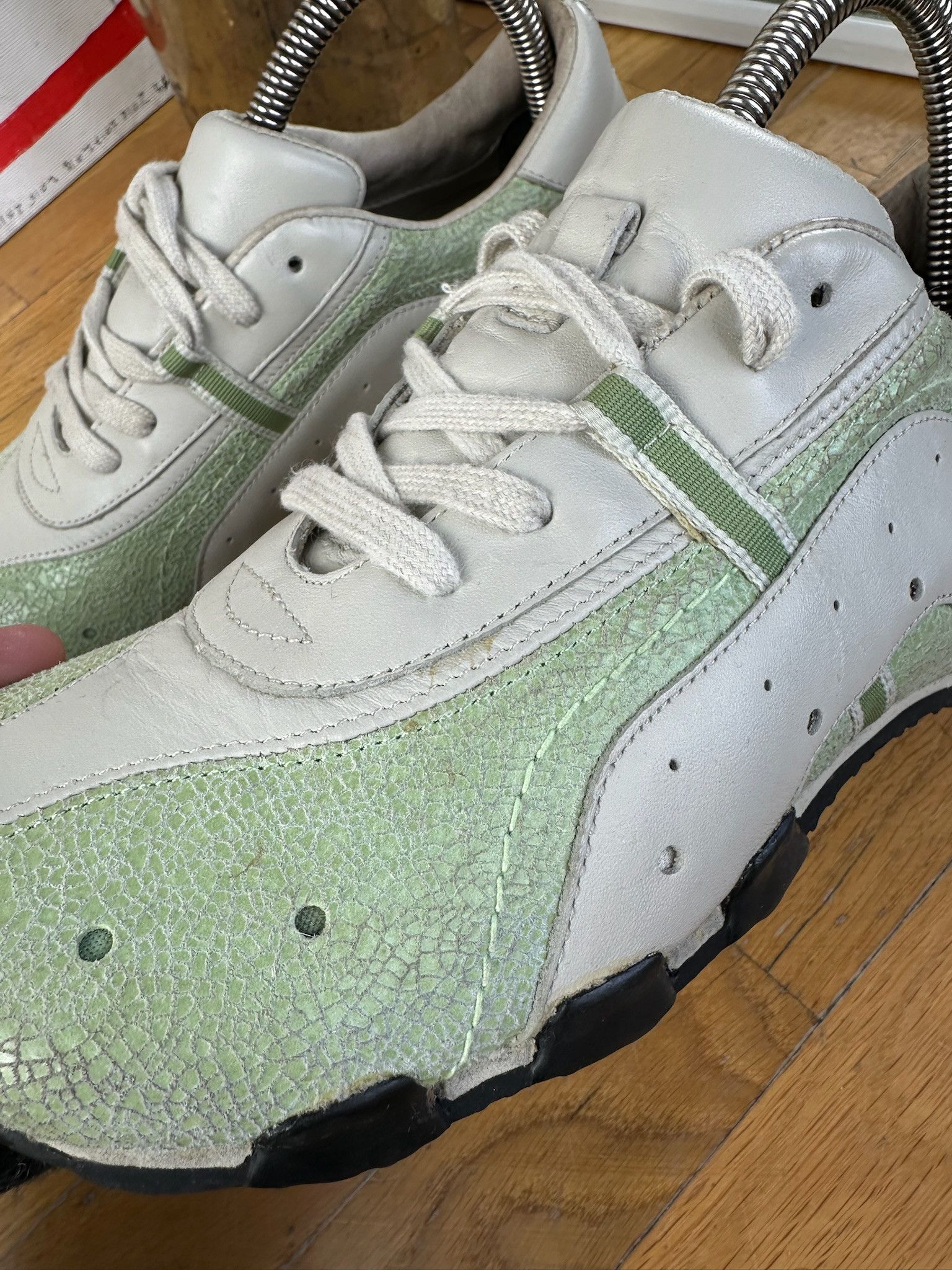 Diesel VINTAGE RARE DIESEL SNEAKERS 90s Y2K Size US 7 / IT 37 - 8 Thumbnail