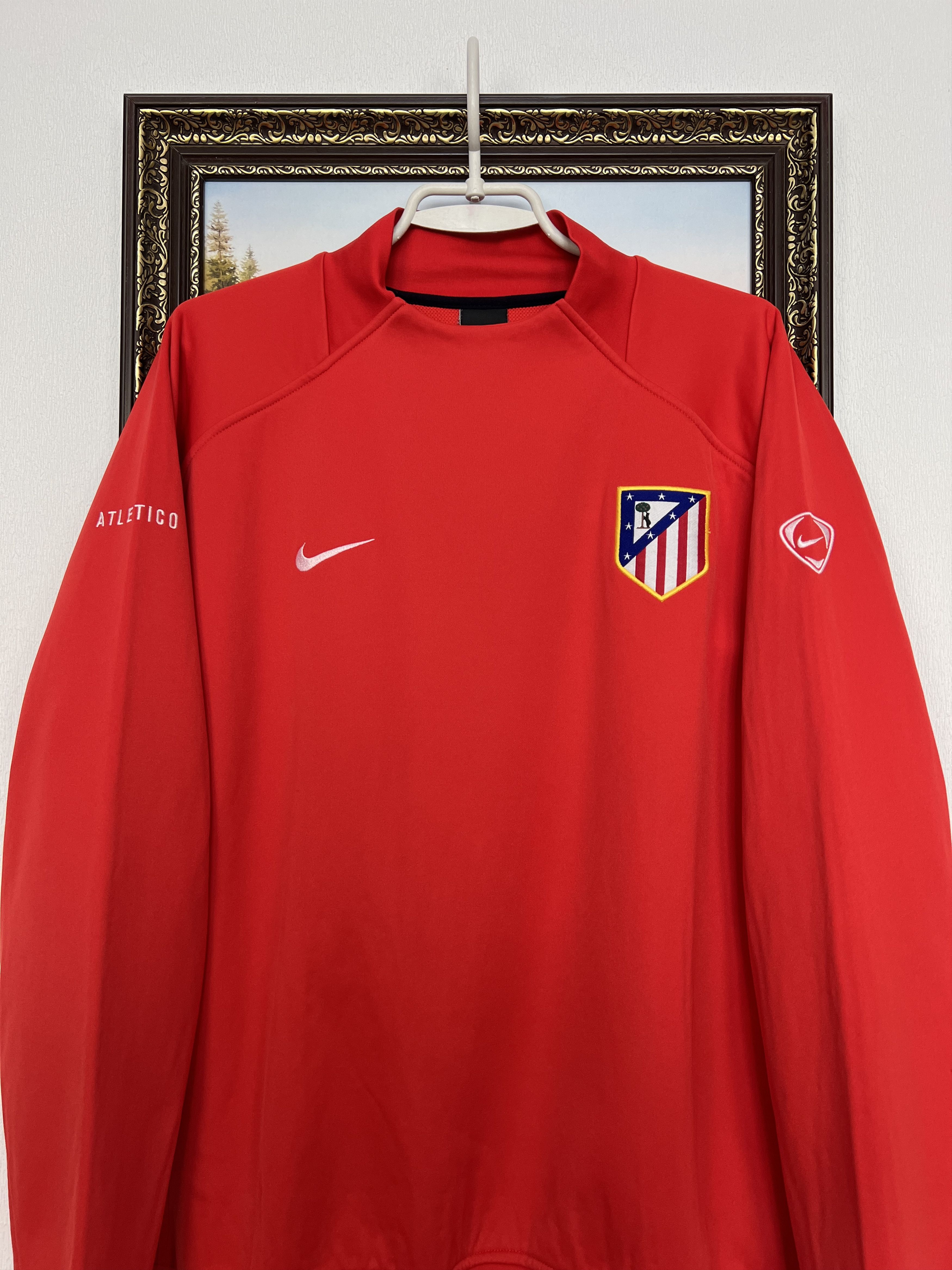 Nike Vintage Nike Atletico Madrid Football Sweatshirt Soccer Size US XL / EU 56 / 4 - 2 Thumbnail