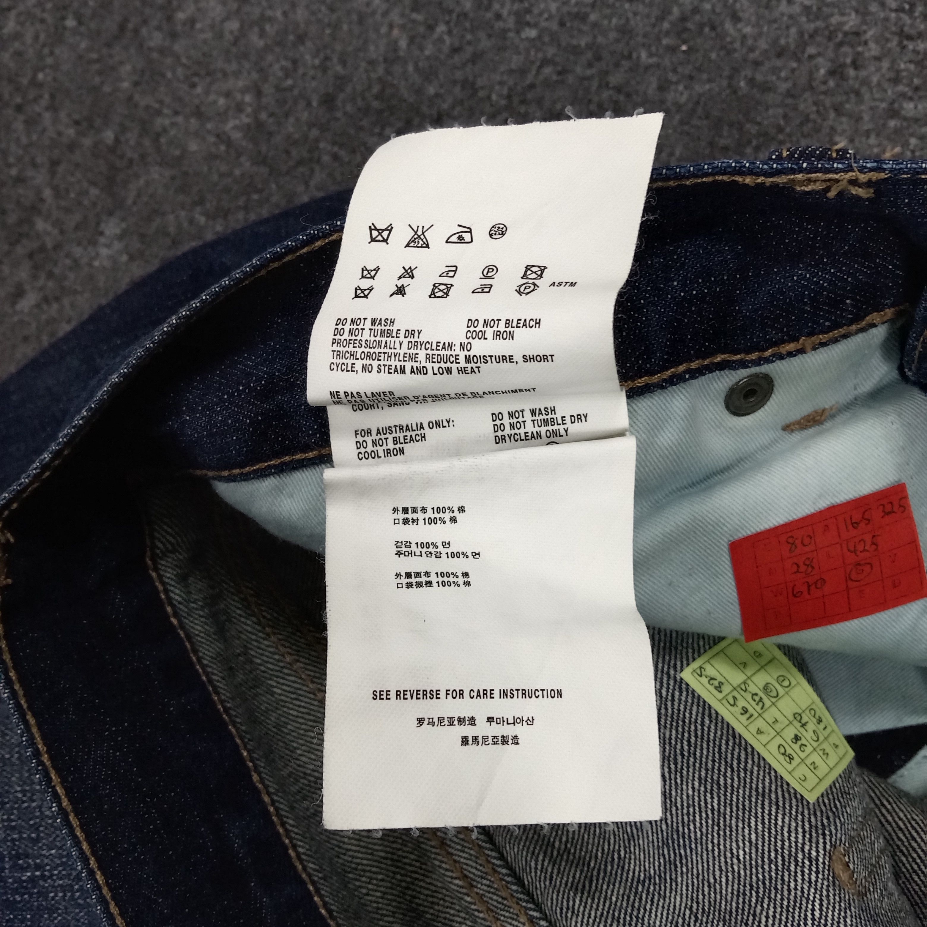 Prada PRADA Italian Luxury Brand Designer Denim Jeans Size US 33 - 17 Thumbnail