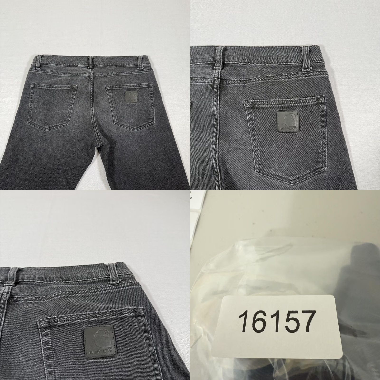Carhartt Carhartt Jeans Mens 32x34 Black WIP Rebel Pant Slim Tapered Stretch Denim Work Size US 32 / EU 48 - 9 Thumbnail