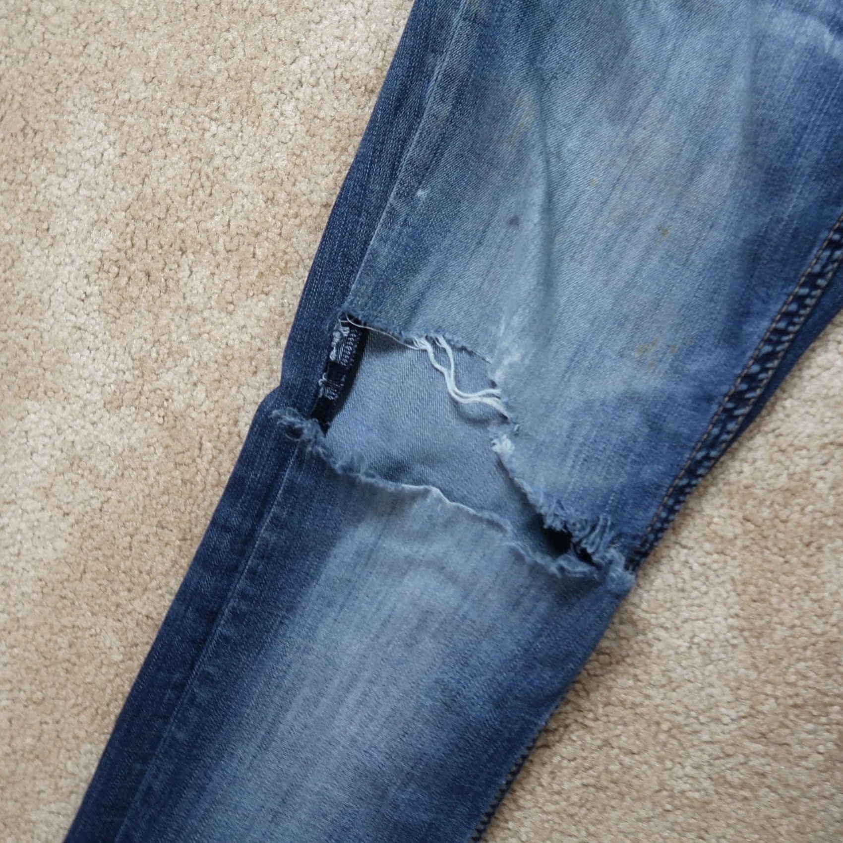 Vintage BKE Buckle Aiden Jeans Men’s 29 Regular Blue Denim Straight 5-Pocket Size 29x33 Vintage No Size US 29 - 2 Thumbnail