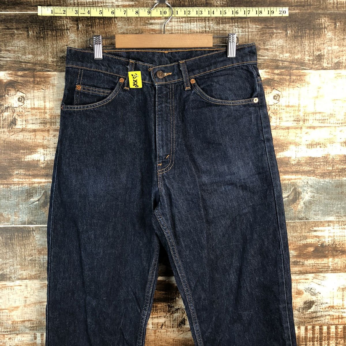 Levi's DL Levis 609 orange tag Dark Blue Denim Pants #A2580 Size US 32 / EU 48 - 4 Thumbnail