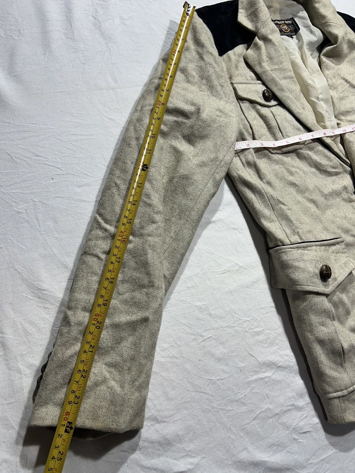 Number (N)ine Number (N)ine herringbone suede patch field jacket Size US L / EU 52-54 / 3 - 9 Thumbnail