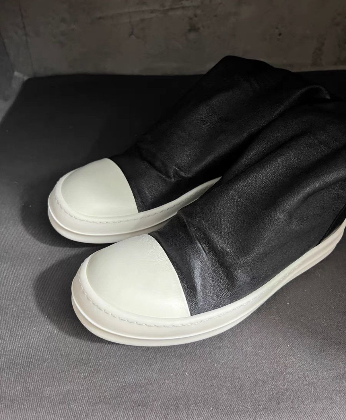 Rick Owens Rick Owens Mainline 17FW LNSP Lambskin Mid-Calf Boots Size US 5 / IT 35 - 2 Thumbnail