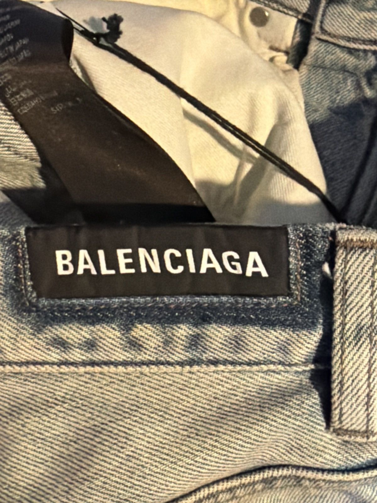 Balenciaga Balenciaga bootcut dirty blue denim jeans small Size US 30 / EU 46 - 4 Thumbnail