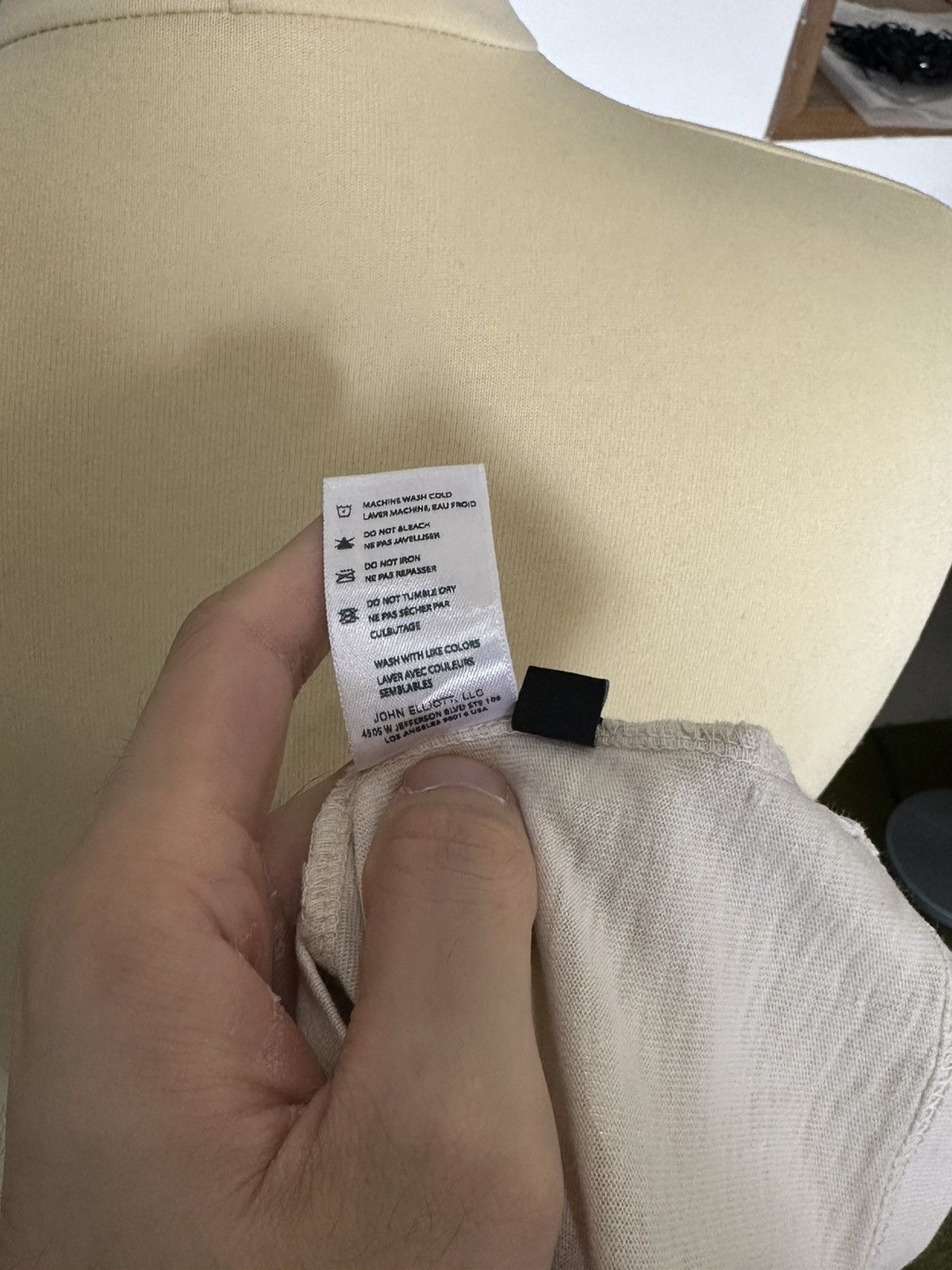 John Elliott University Tee Size US L / EU 52-54 / 3 - 5 Thumbnail