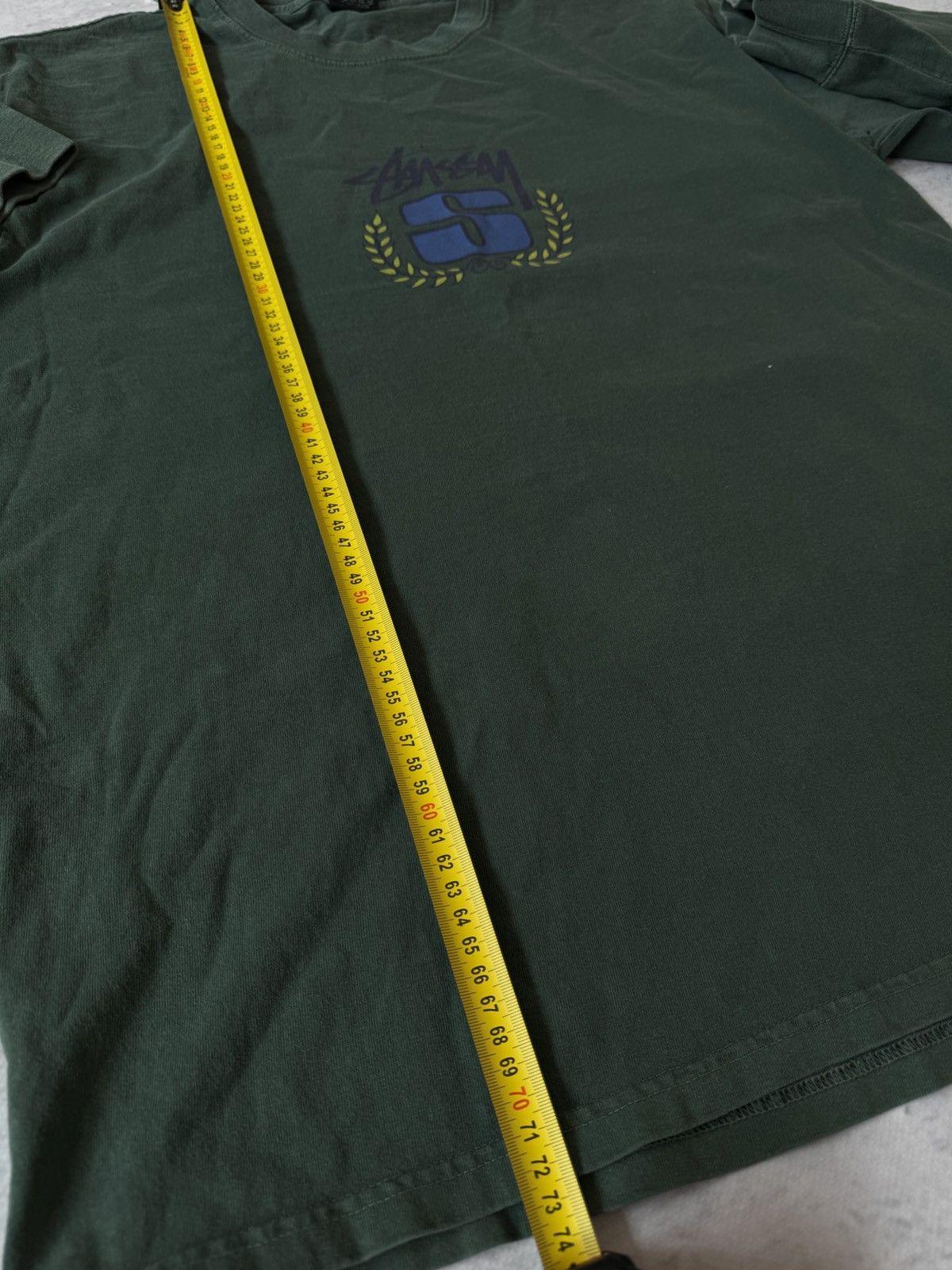 Stussy × Vintage STUSSY CENTER HAFT LOGO OVERSIZE BAGGY FIT SWEATSHIRT Size US L / EU 52-54 / 3 - 8 Thumbnail