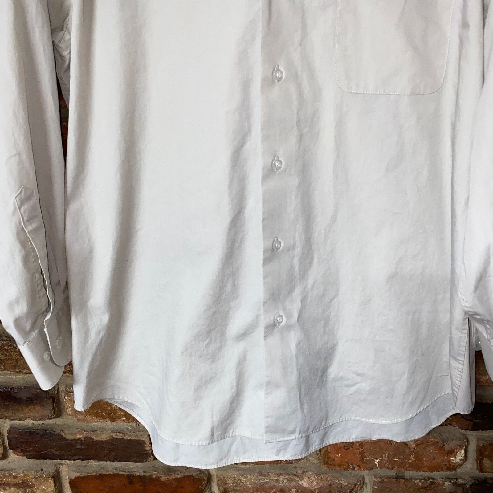 Other Colours Alexander Julian Tan Button Down Shirt Large 16-16.5 Size US L / EU 52-54 / 3 - 3 Thumbnail