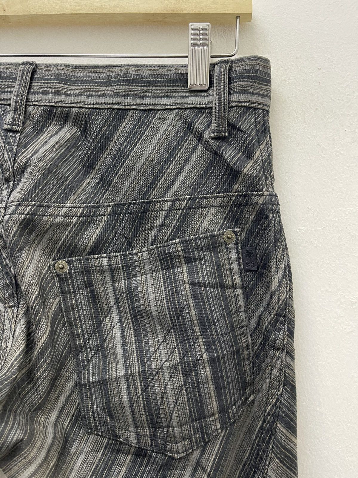 Morgan Homme Rare Vintage MORGAN HOMME Flare Striped Size US 28 / EU 44 - 13 Thumbnail