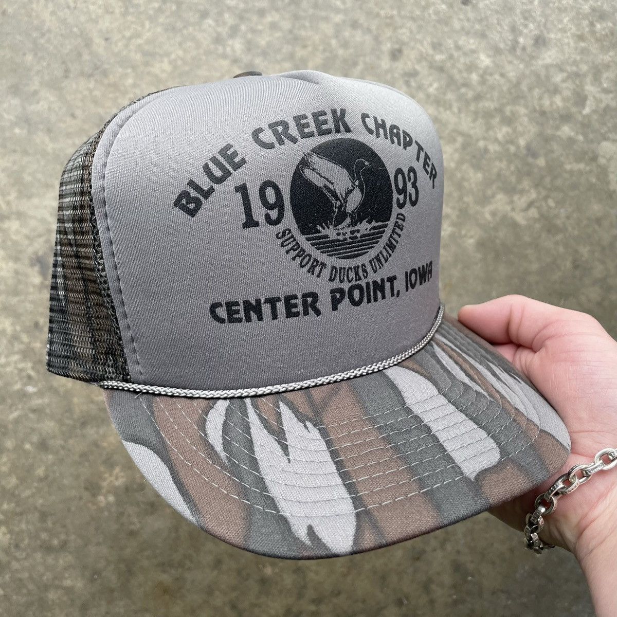 Vintage Vintage Camo Trucker Hat Ducks Unlimited Mesh Snapback 90s Size ONE SIZE - 1 Thumbnail