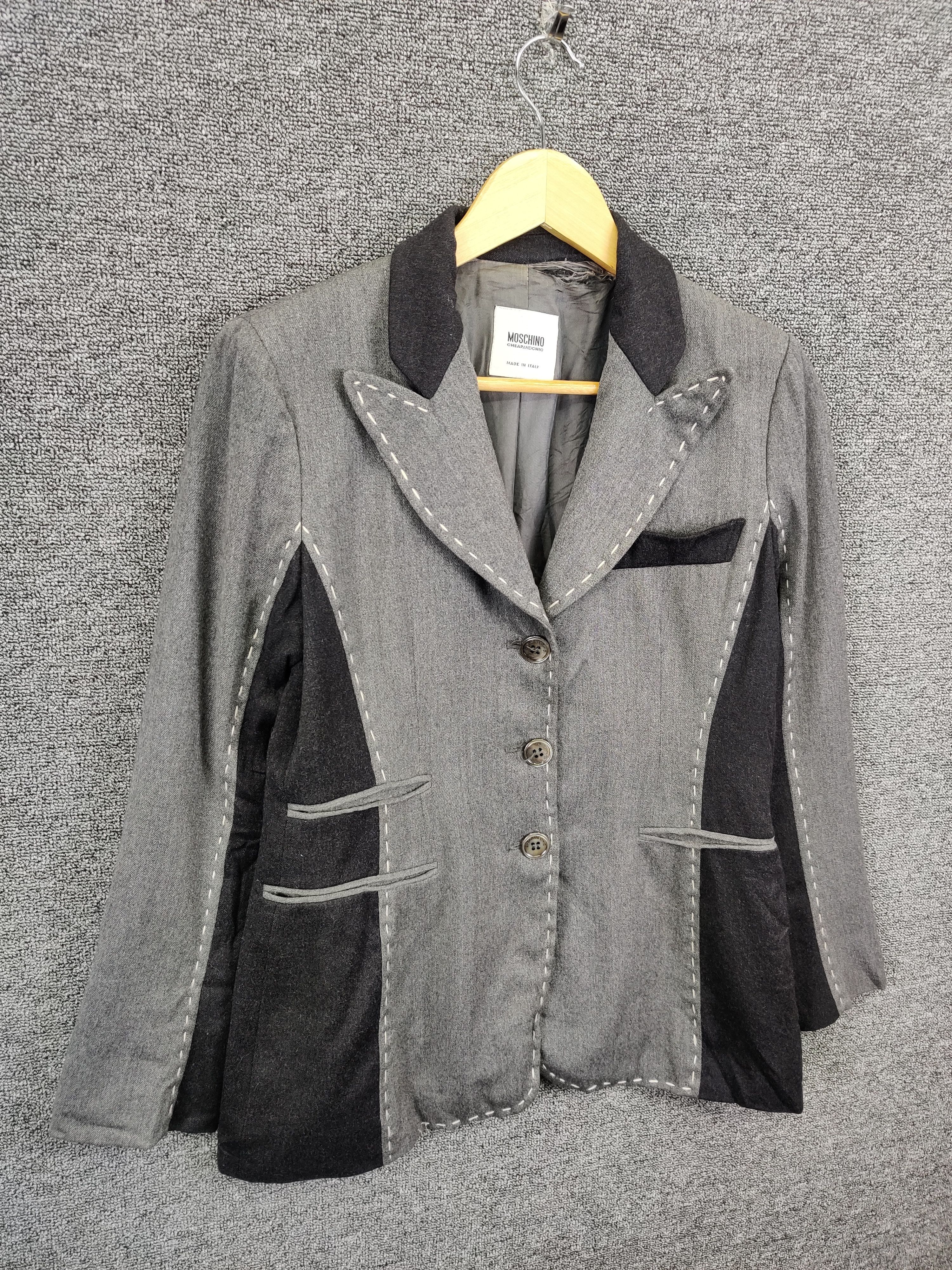 Moschino Vintage Moschino Cheap & Chic Wool Blazer Size US S / EU 44-46 / 1 - 5 Thumbnail
