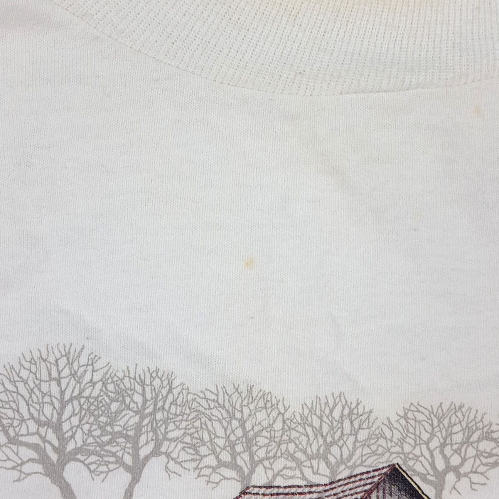 Jerzees VINTAGE Jerzees T-Shirt Deer Outdoor Nature Men's XL White Short Sleeve Retro 90s Y2K Graphic Print Shirt Mens Size US XL / EU 56 / 4 - 5 Thumbnail