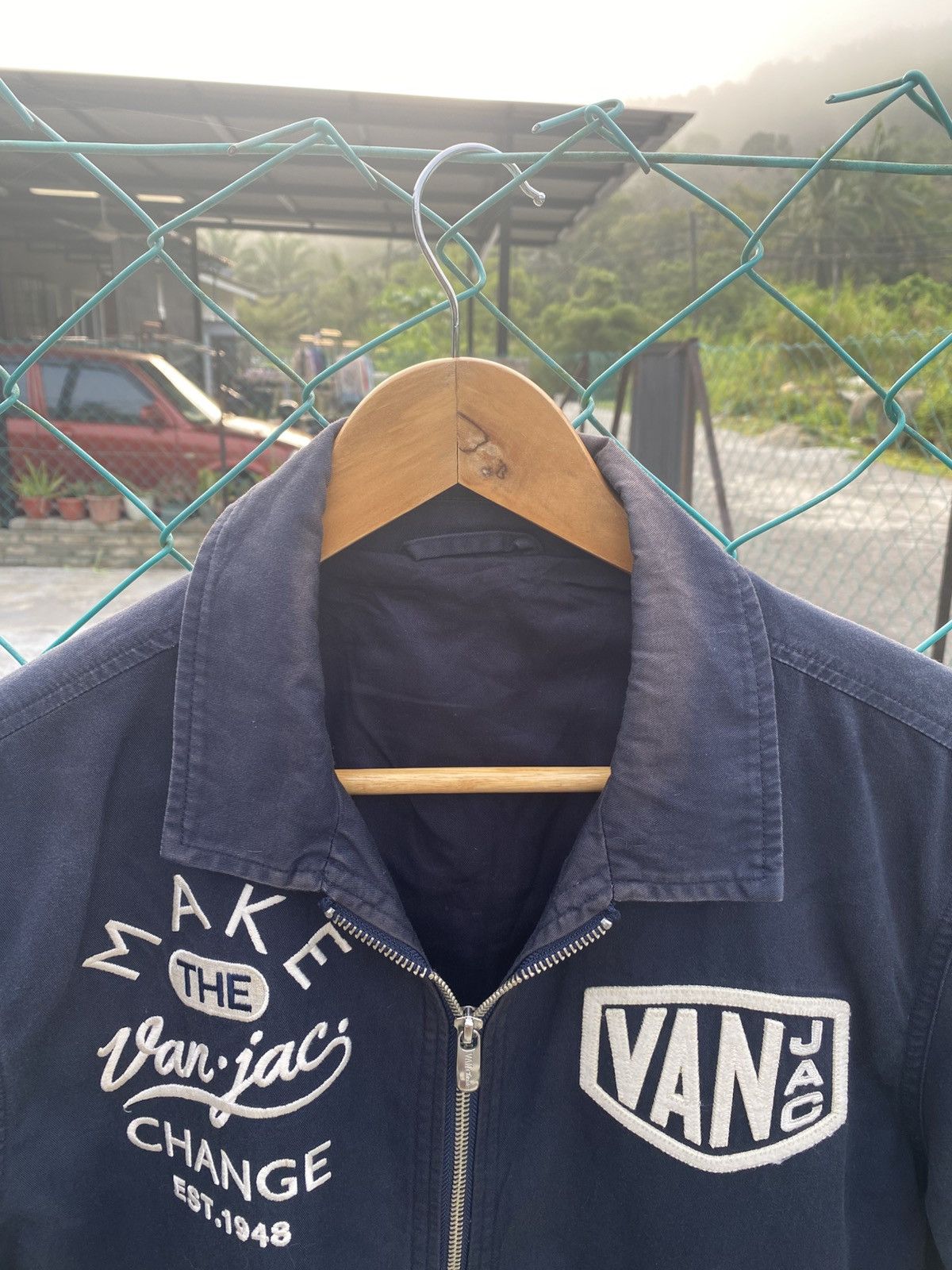 Vintage Vintage VAN JAC spellout worker jacket Size US M / EU 48-50 / 2 - 8 Thumbnail