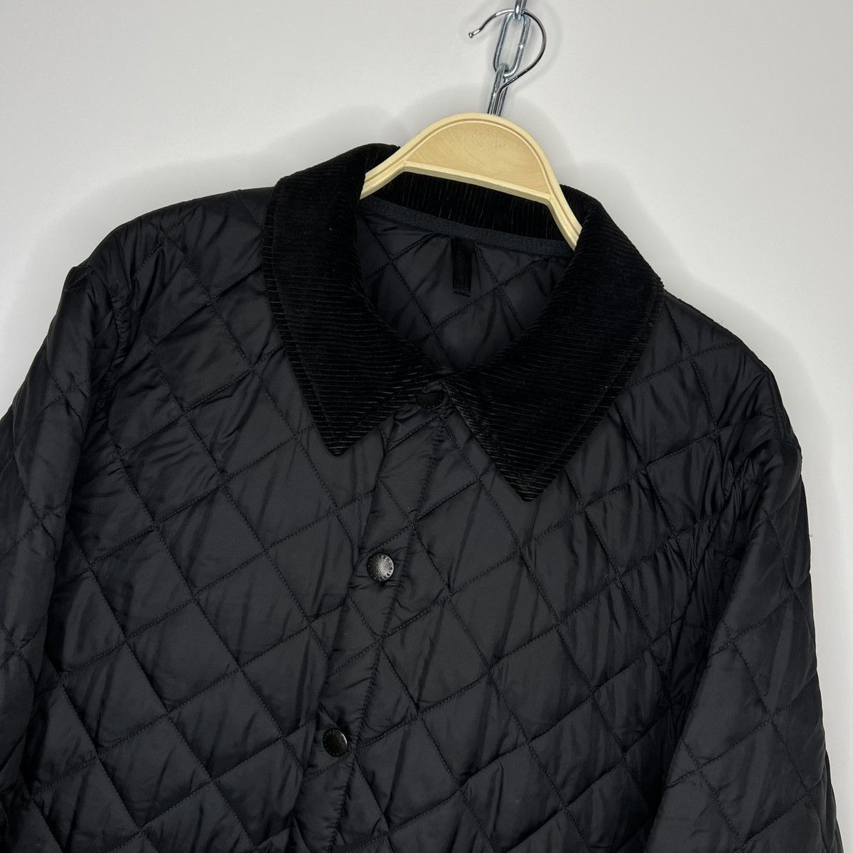 Barbour × Designer Barbour Quilted jacket men’s Large Navypadded Liddesdale Size US L / EU 52-54 / 3 - 4 Thumbnail