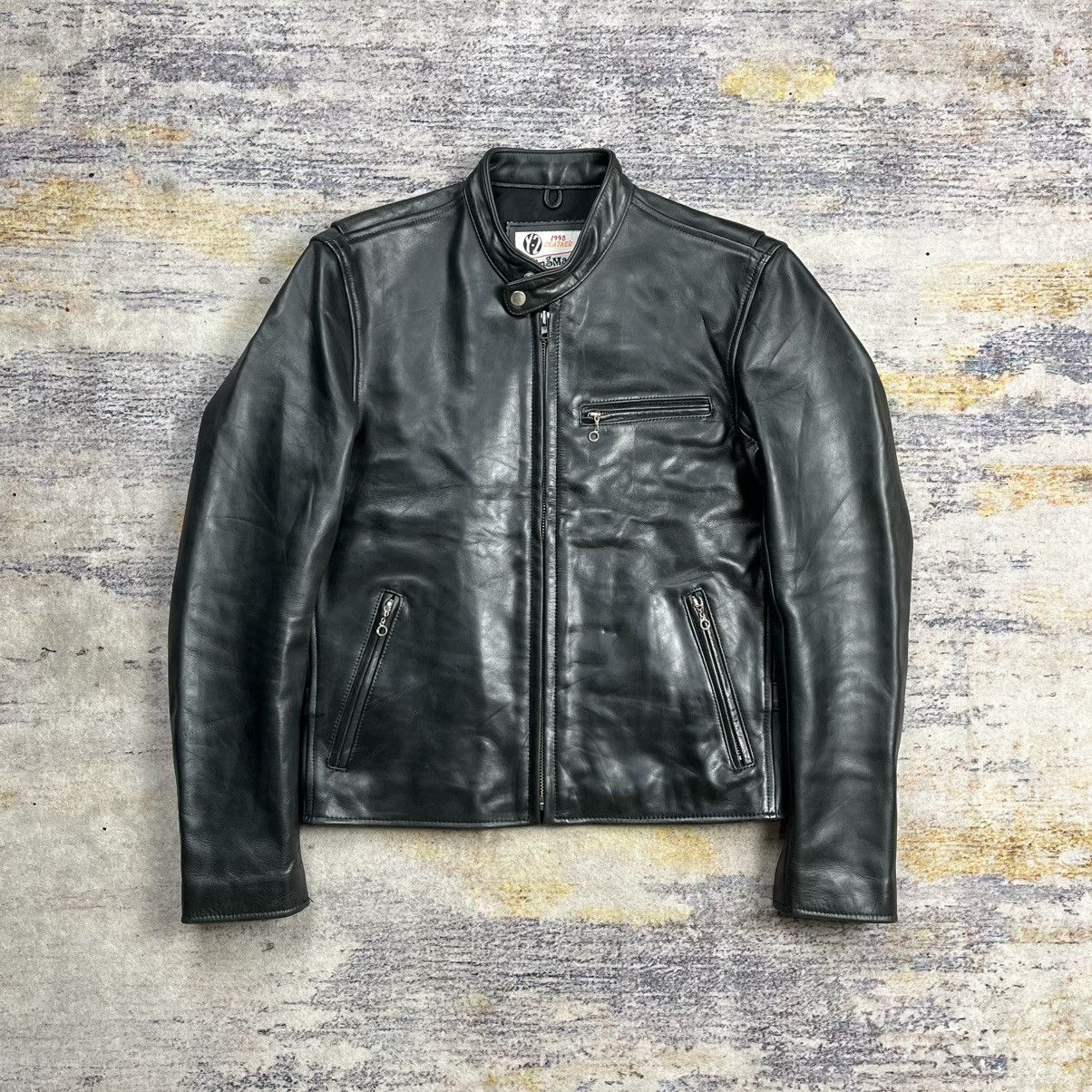 Y'2 Leather Y’2 Leather riding master cafe racer leather jacket Size US S / EU 44-46 / 1 - 1 Thumbnail