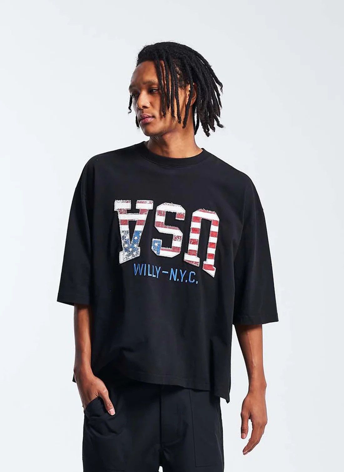 Willy Chavarria Willy chavarria SS BUFFALO WILLY USA APPLIQUE L Size US L / EU 52-54 / 3 - 3 Thumbnail