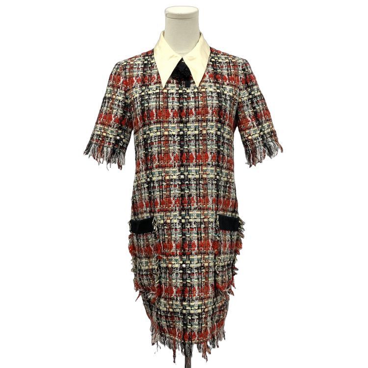 Gucci Gucci Multi Color Tweed Dress Size 42 Size M / US 6-8 / IT 42-44 - 1 Thumbnail