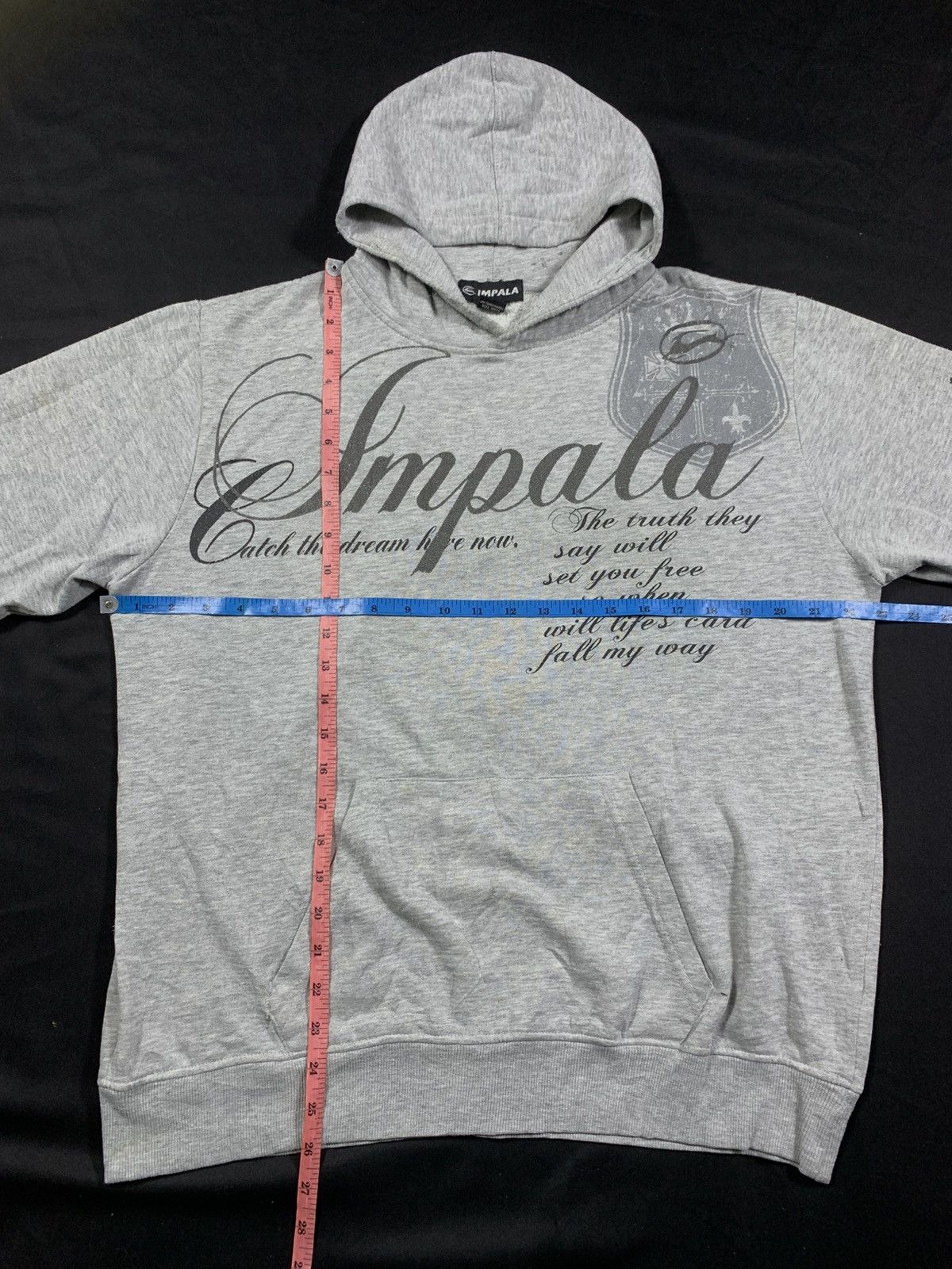 If Six Was Nine × Japanese Brand × Le Grande Bleu (L.G.B.) Japanese Impala Poem Gothic Hoodie Lgb ifsix style Size US L / EU 52-54 / 3 - 10 Thumbnail