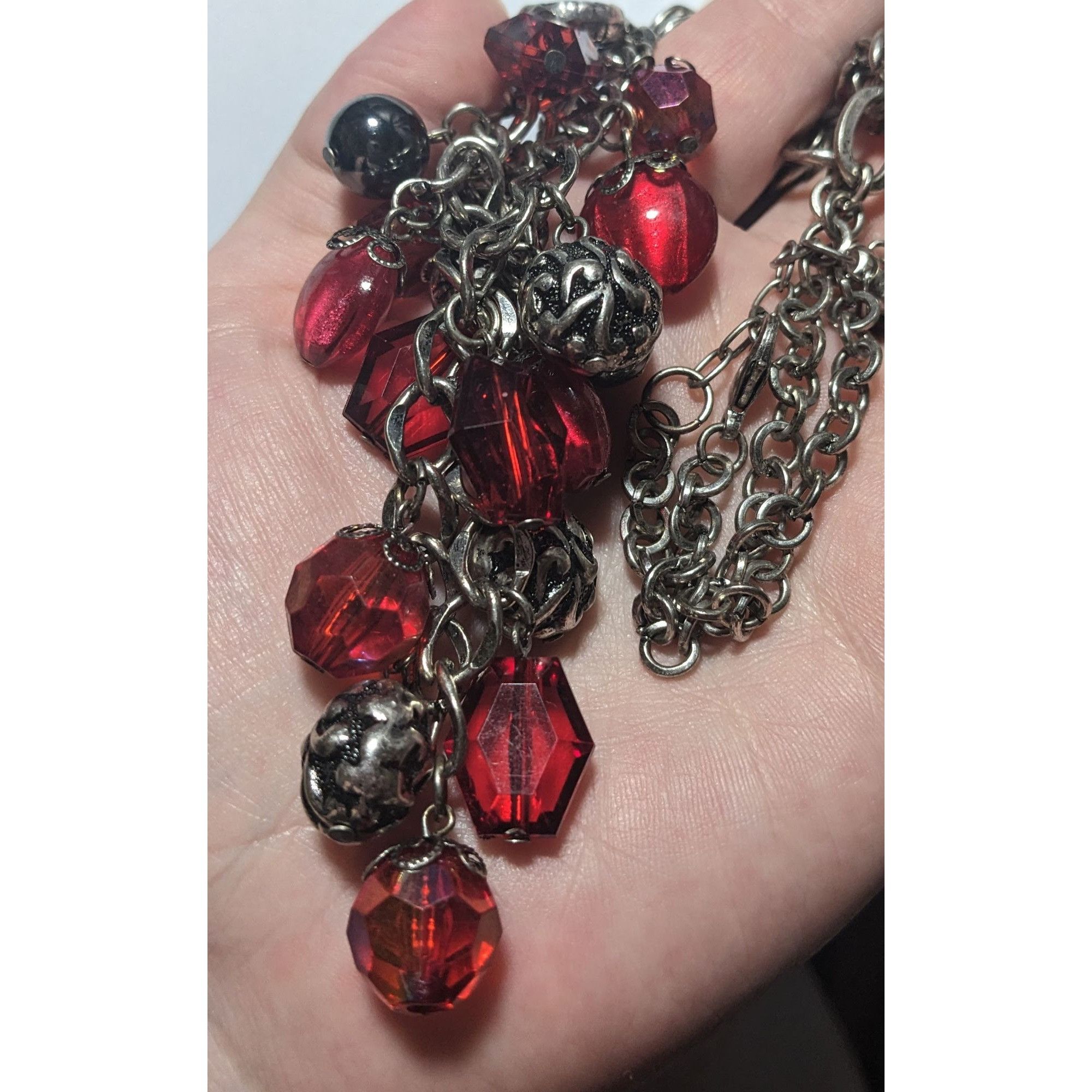 Other Gothic Vampire Multilayer Gemmed Necklace Size ONE SIZE - 8 Thumbnail