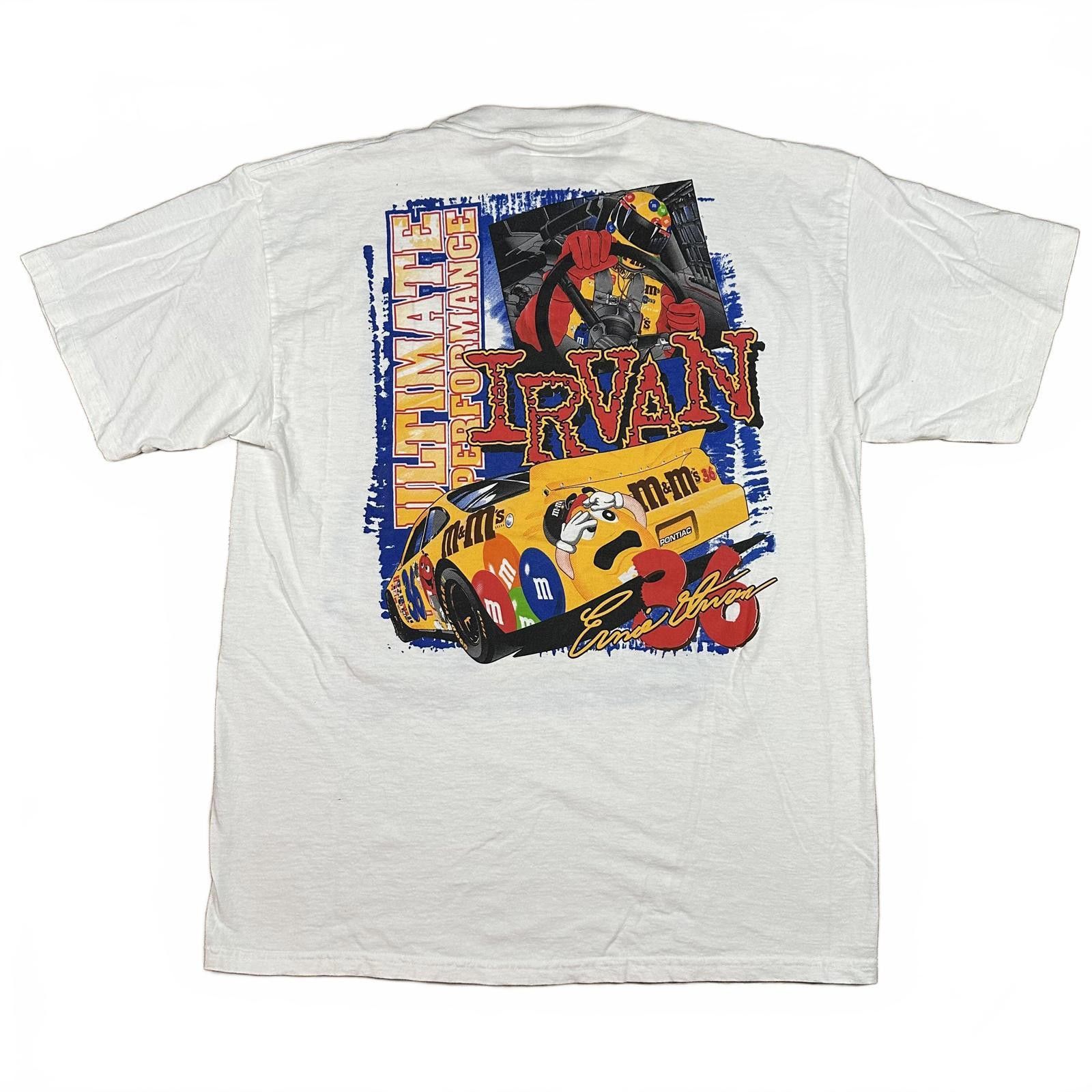 Other NASCAR M&M's Mens T-Shirt White Racing Graphic Vintage Size US XL / EU 56 / 4 - 3 Thumbnail
