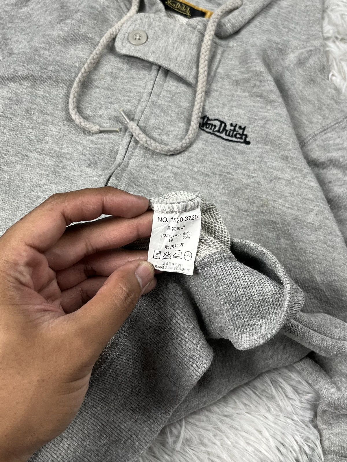 Vintage Vintage von dutch hoodie zip Size L / US 10 / IT 46 - 4 Thumbnail