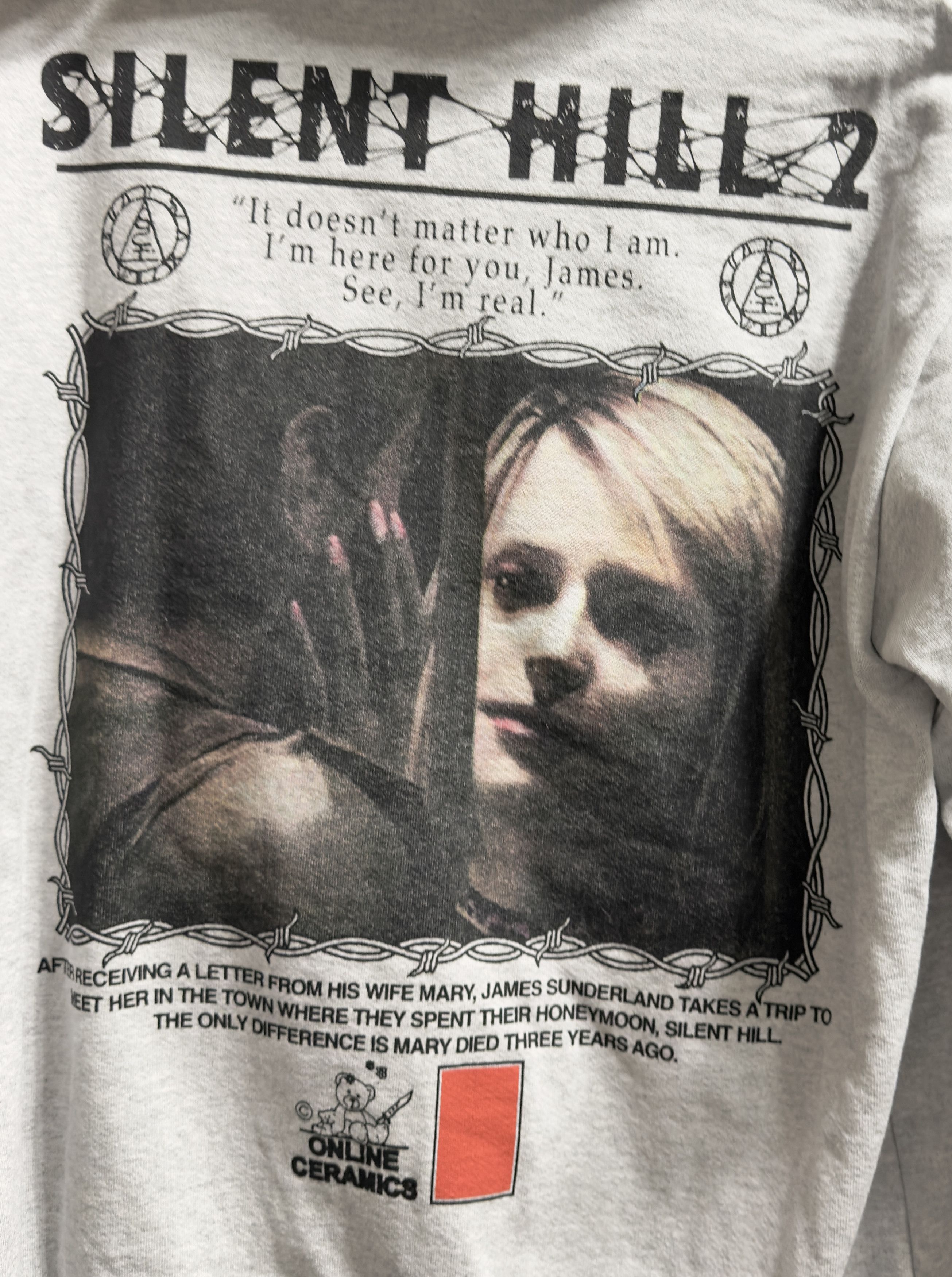 Online Ceramics Silent Hill 2 Embroidered Zip Up Fleece Hoodie Size US L / EU 52-54 / 3 - 7 Thumbnail