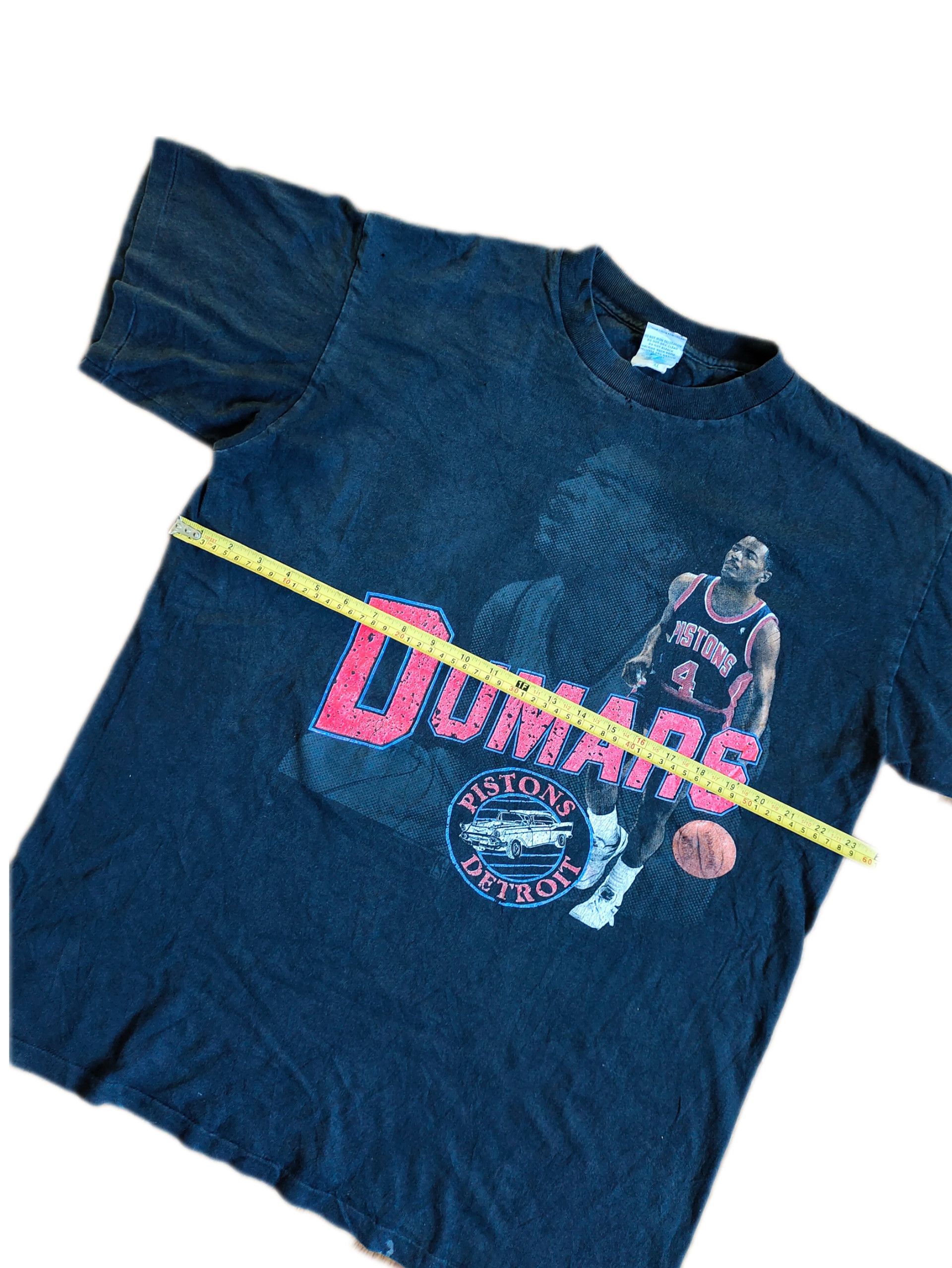 Salem Sportswear × Vintage Vintage Joe Dumars Player Detroit Pistons 90s T-shirt Size US XL / EU 56 / 4 - 11 Thumbnail