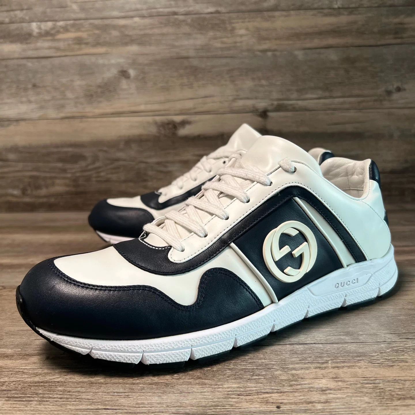 Gucci Gucci GG Panda Black White Sneakers EUR 41.5 Size US 8.5 / EU 41-42 - 1 Thumbnail