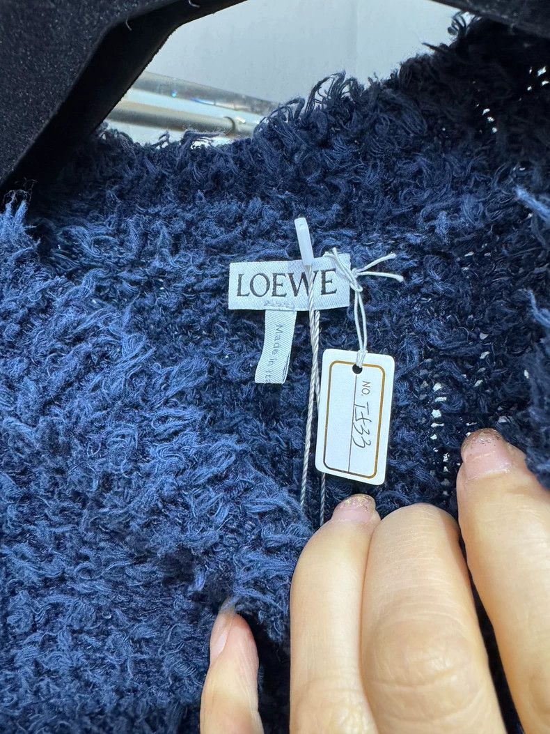 Loewe LOEWE Dark blue, wool blend sweater Size S / US 4 / IT 40 - 3 Thumbnail