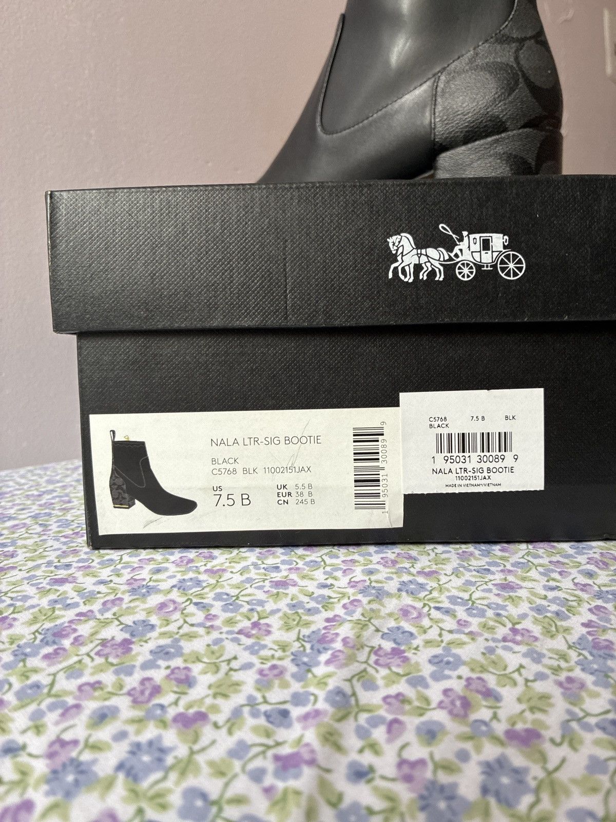 Coach Nala LTR-SIG Bootie Size US 7.5 / IT 37.5 - 7 Thumbnail