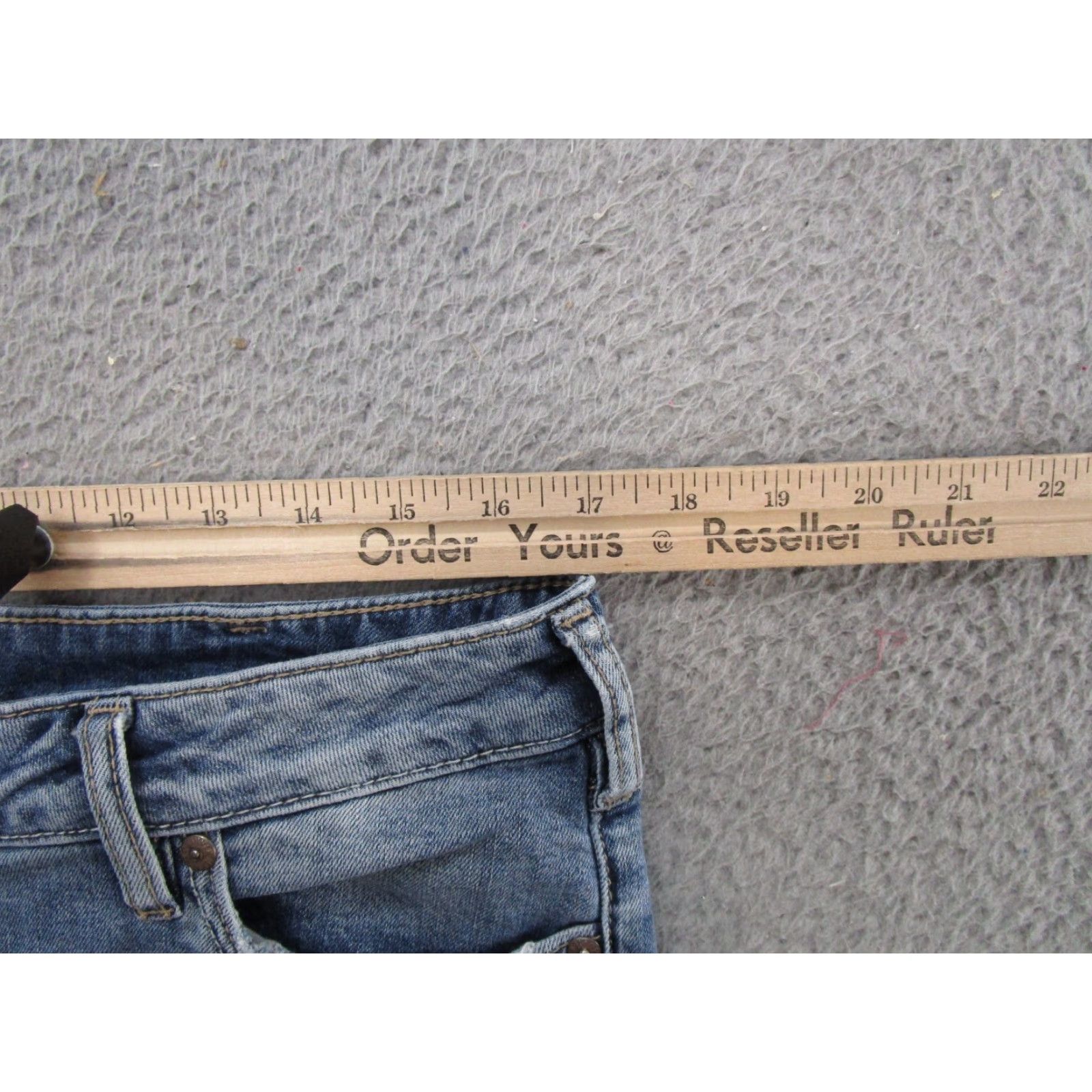 Silver Jeans Co. Silver Jeans Distressed Denim Light Wash Stretch Super Skinny Elyse Jeans 31x29 Women Jeans 31 Blue 90s? Size 24" / US 00 / IT 34 - 6 Thumbnail
