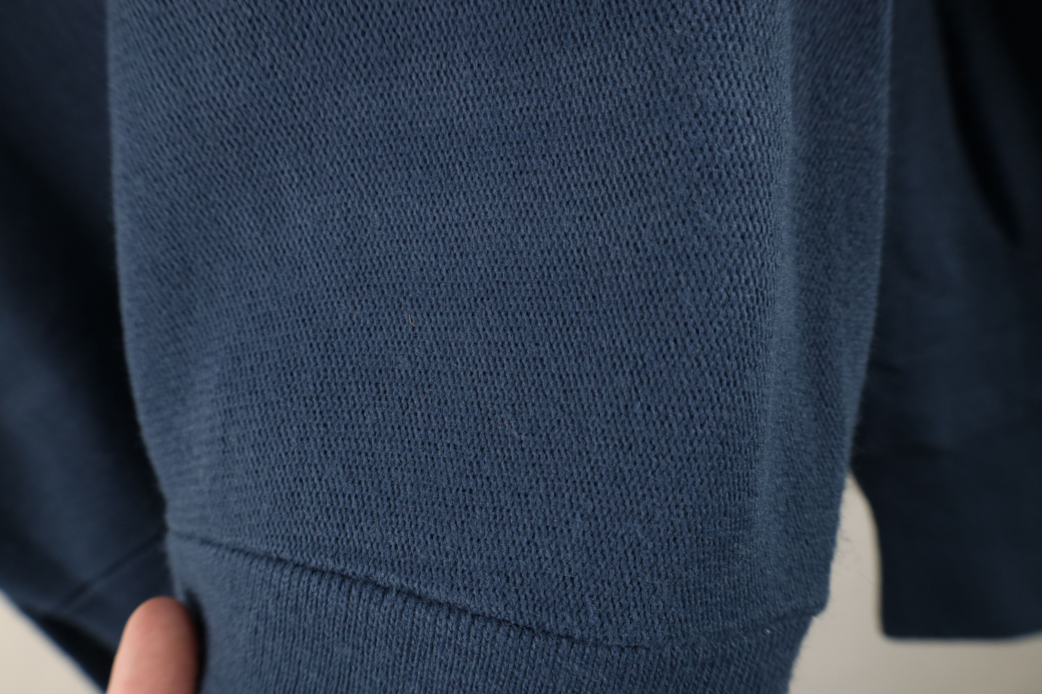 Vintage Vintage 70s Streetwear Blank Knit Cardigan Sweater Blue USA Size US M / EU 48-50 / 2 - 10 Thumbnail