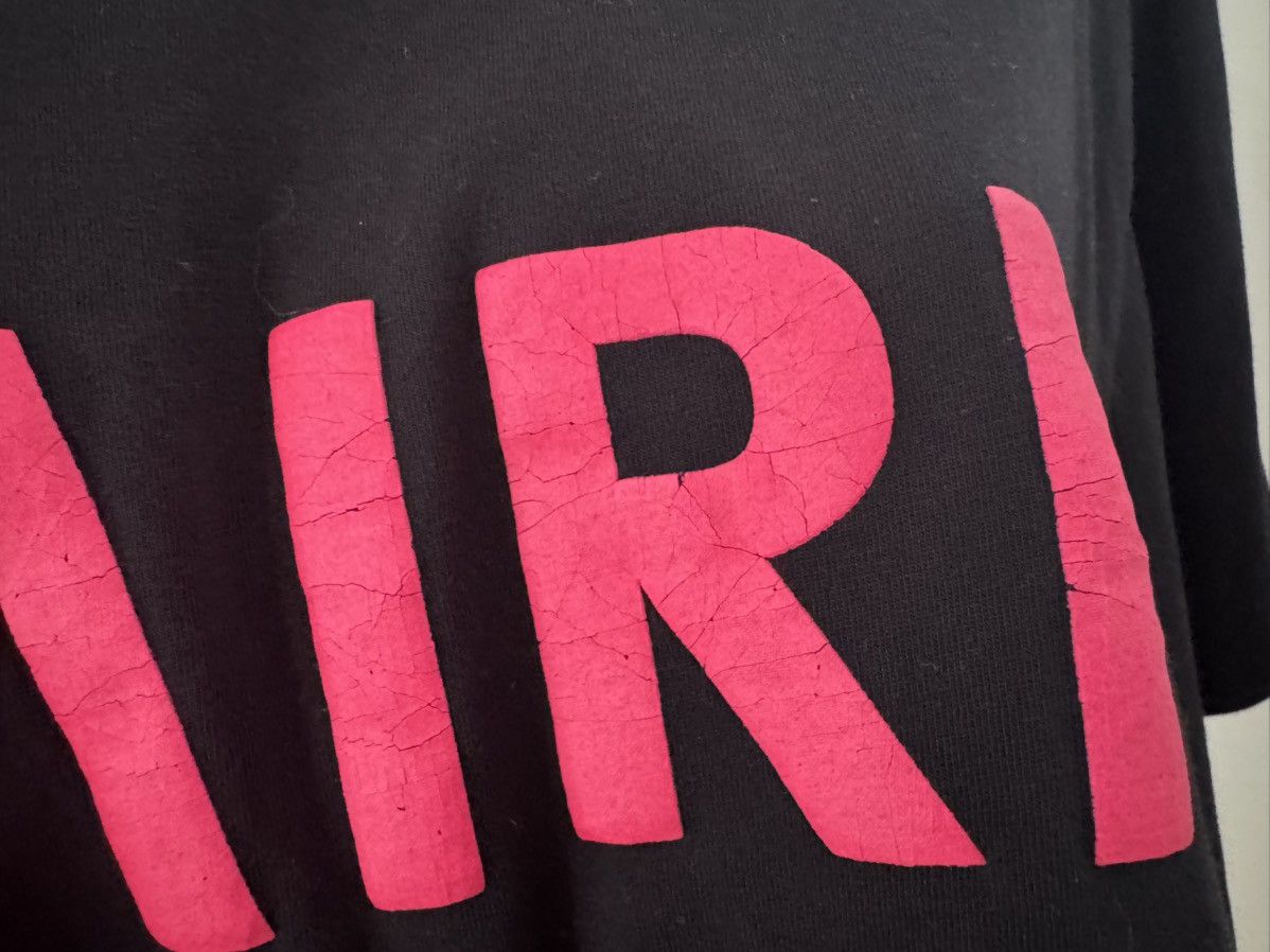 Amiri Amiri Tee Black Cracked Pink Logo Size US M / EU 48-50 / 2 - 3 Thumbnail