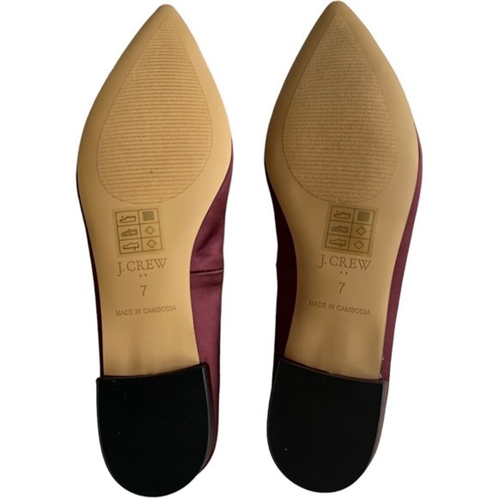 J.Crew J.CREW Warm Burgandy Pointy-toe Bow Flats w/ Box, US7 Size US 7 / IT 37 - 5 Thumbnail