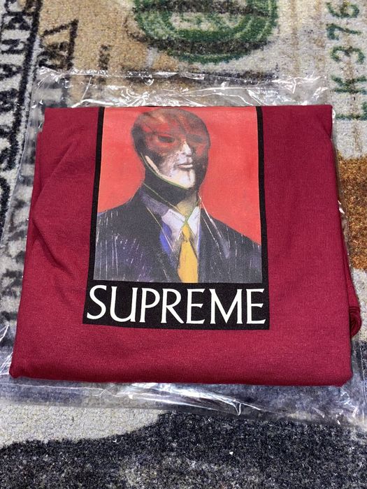 Supreme Supreme American Psycho Tee Cardinal | Grailed