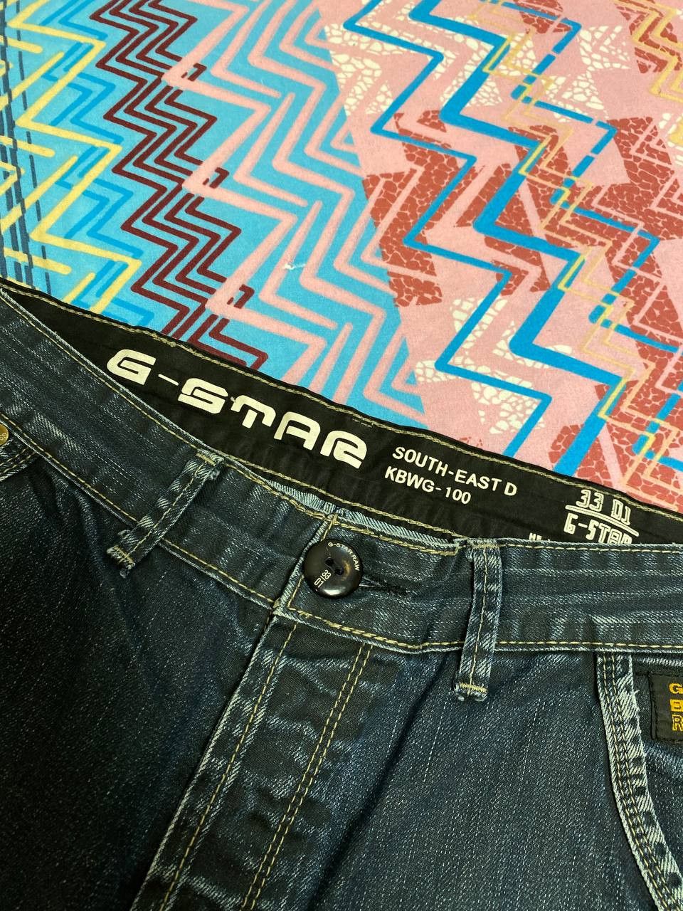 G-Star Vintage Jeans Baggy Flared Wide Japanese Hype Straigh Size US 30 / EU 46 - 2 Thumbnail