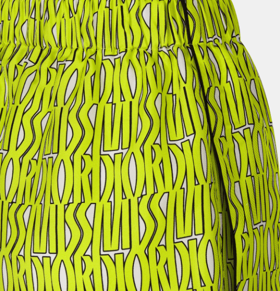 Dior o1w1db11225 451P42 Pajama Short in Green Size 26" / US 2 / IT 38 - 3 Thumbnail