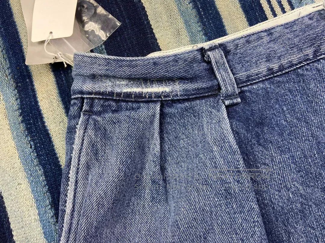 Beams Japan washed blue tapered denim pants for men. Size US 44 / EU 60 - 5 Thumbnail