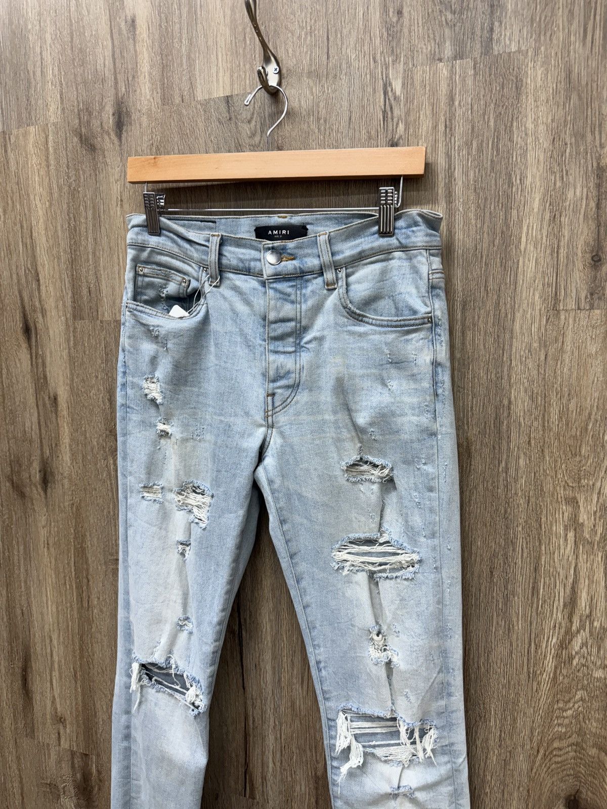 Amiri Amiri Thrasher Denim Jeans Size US 31 - 4 Thumbnail