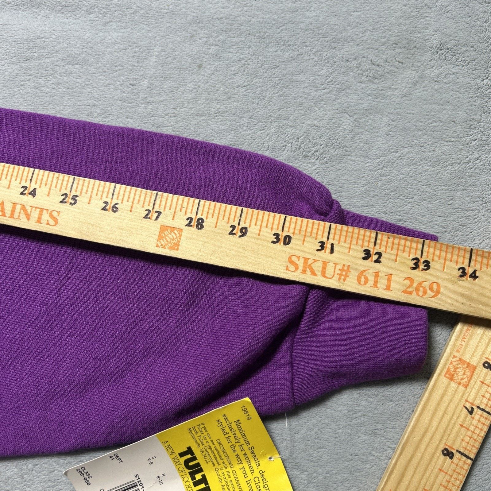 Tultex Vintage USA Tultex Blank Crewneck Sweatshirt Mens XL Sweater Size US XL / EU 56 / 4 - 11 Thumbnail