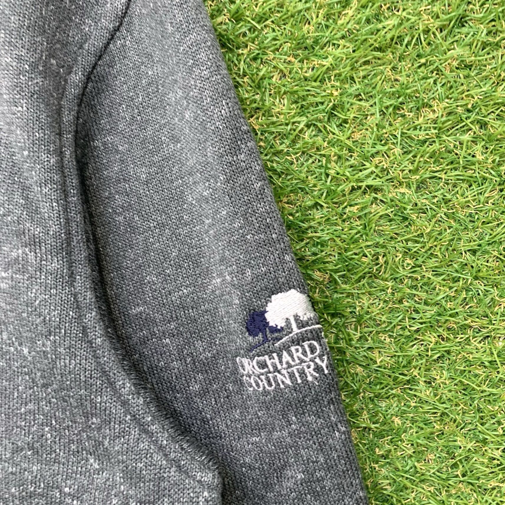 Vintage Swannies Sweatshirt Mens XL Grey Pullover Embroidered Logo Golf Henley Fleece Size US XL / EU 56 / 4 - 4 Thumbnail