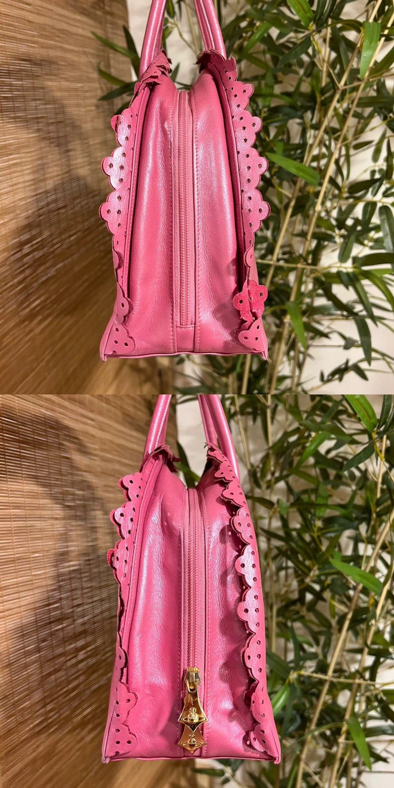 Vivienne Westwood Vivienne Westwood Baba pink lace fan handbag Size ONE SIZE - 5 Thumbnail