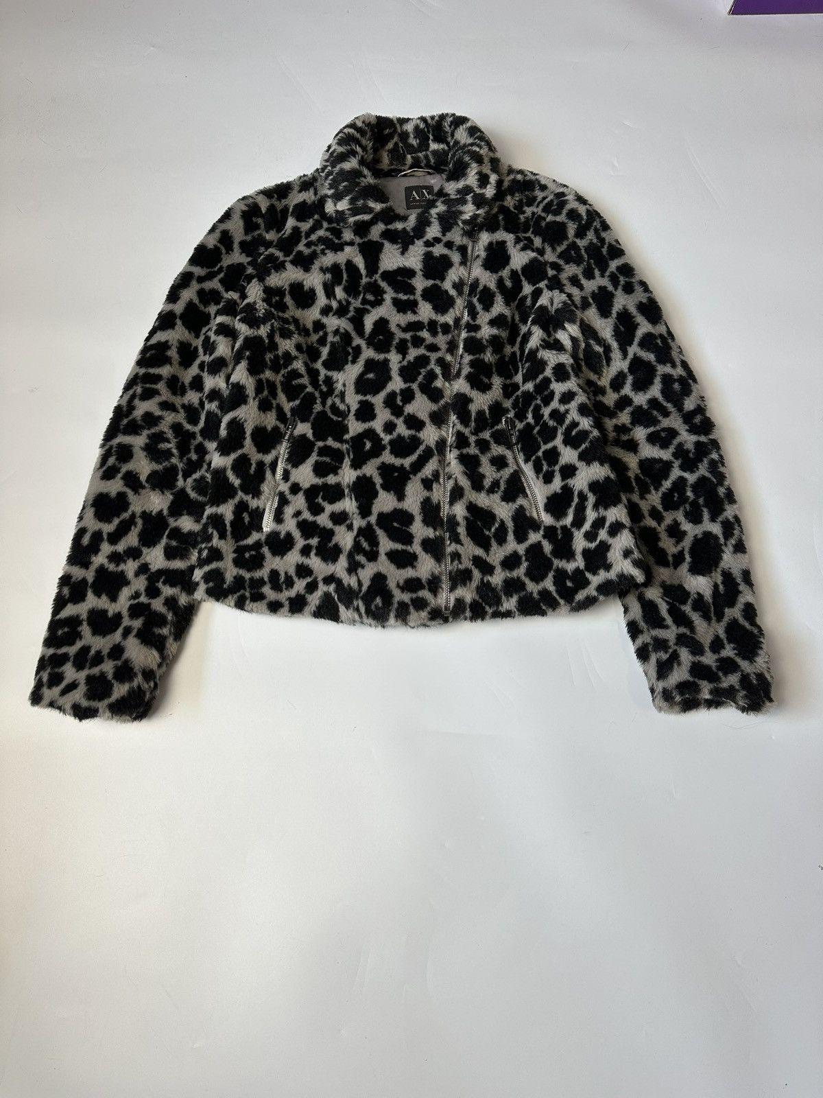 Armani Exchange Fur jacket Armani Exchange vintage Size M / US 6-8 / IT 42-44 - 2 Thumbnail