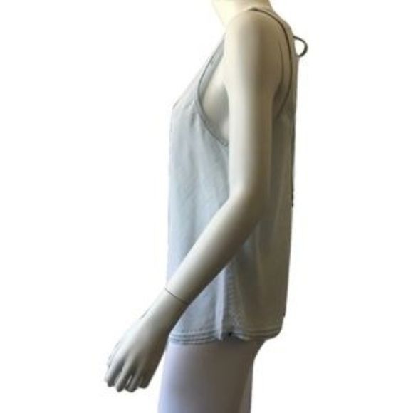 Anthropologie Cloth & Stone Tie Back Sleeveless Top Baby Blue Size S / US 4 / IT 40 - 3 Thumbnail
