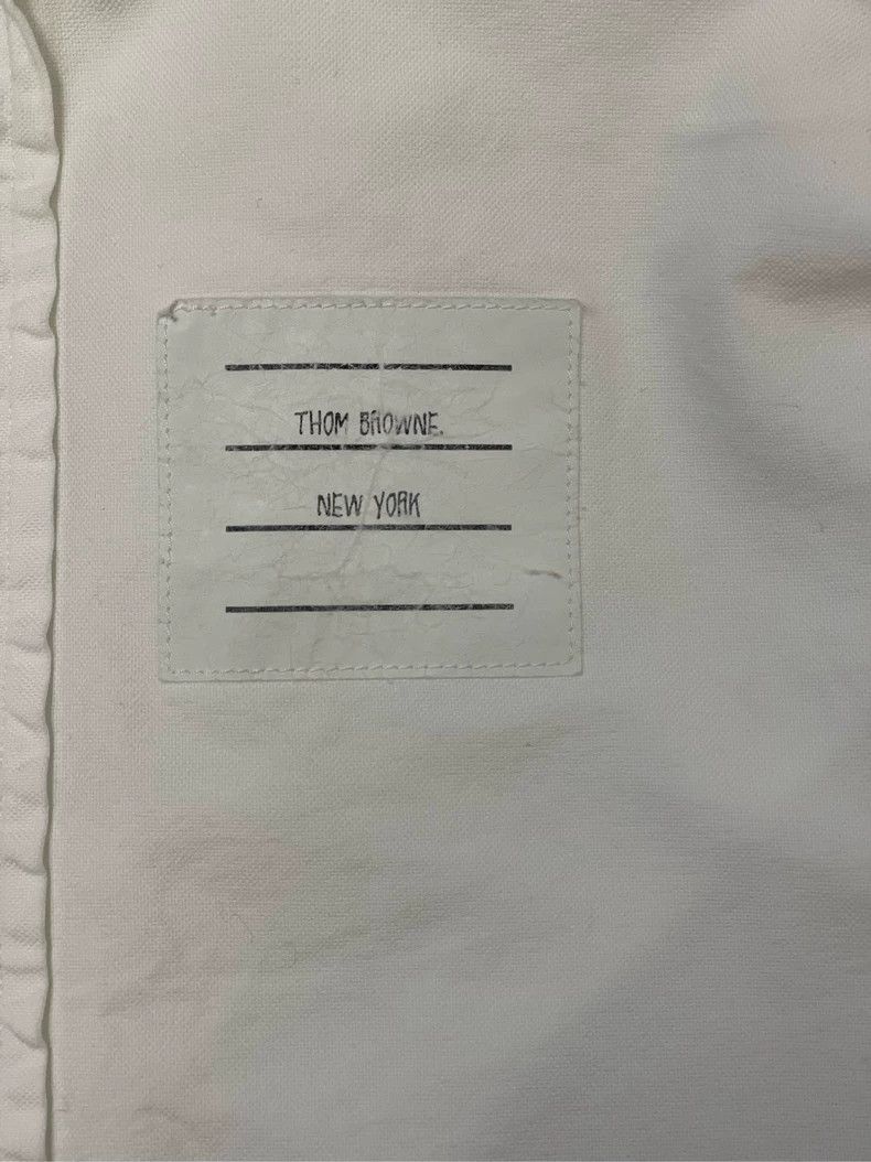 Thom Browne Thom browne White striped long-sleeved shirt 2504-Nextarrow Size US S / EU 44-46 / 1 - 6 Thumbnail