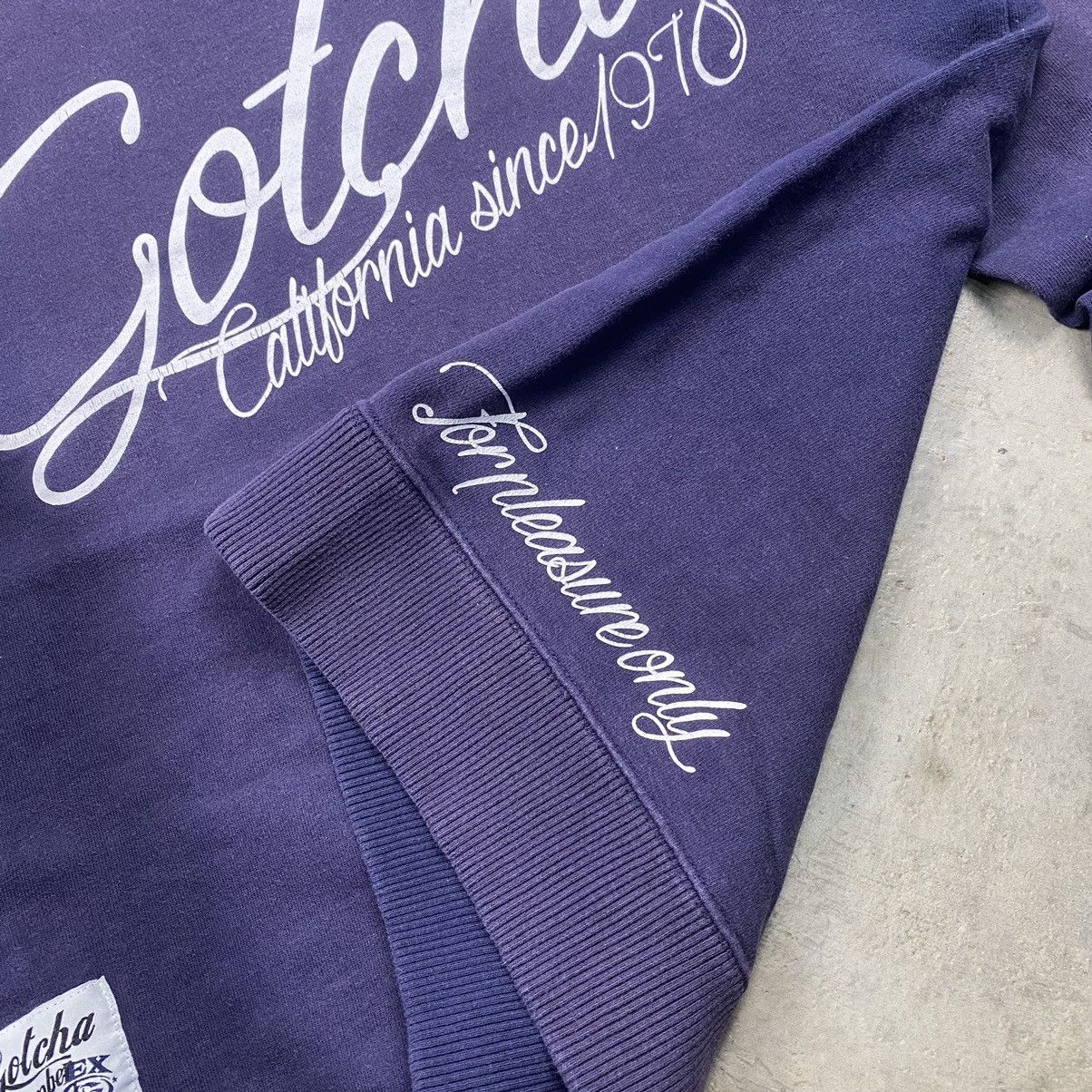 Gotcha × Vintage y2k Gotcha Surf Poem Sunfaded Crewneck Size US M / EU 48-50 / 2 - 4 Thumbnail