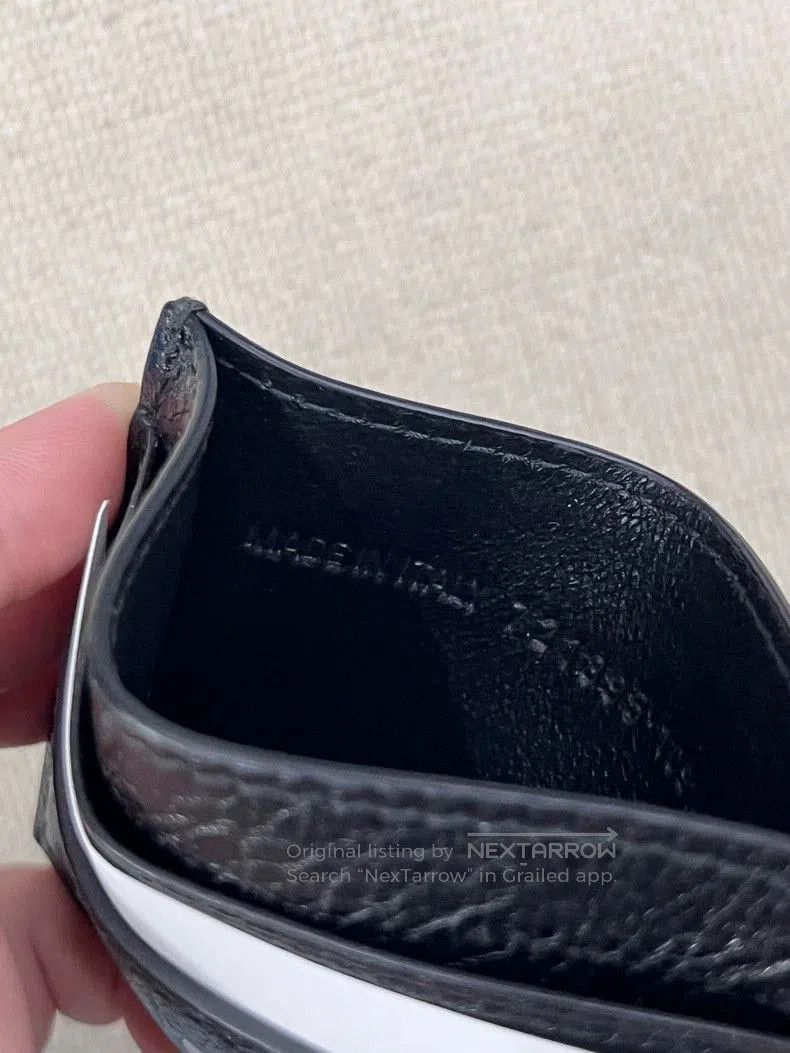 Balenciaga Balenciaga x Adidas Leather Card Holder. Size ONE SIZE - 6 Thumbnail