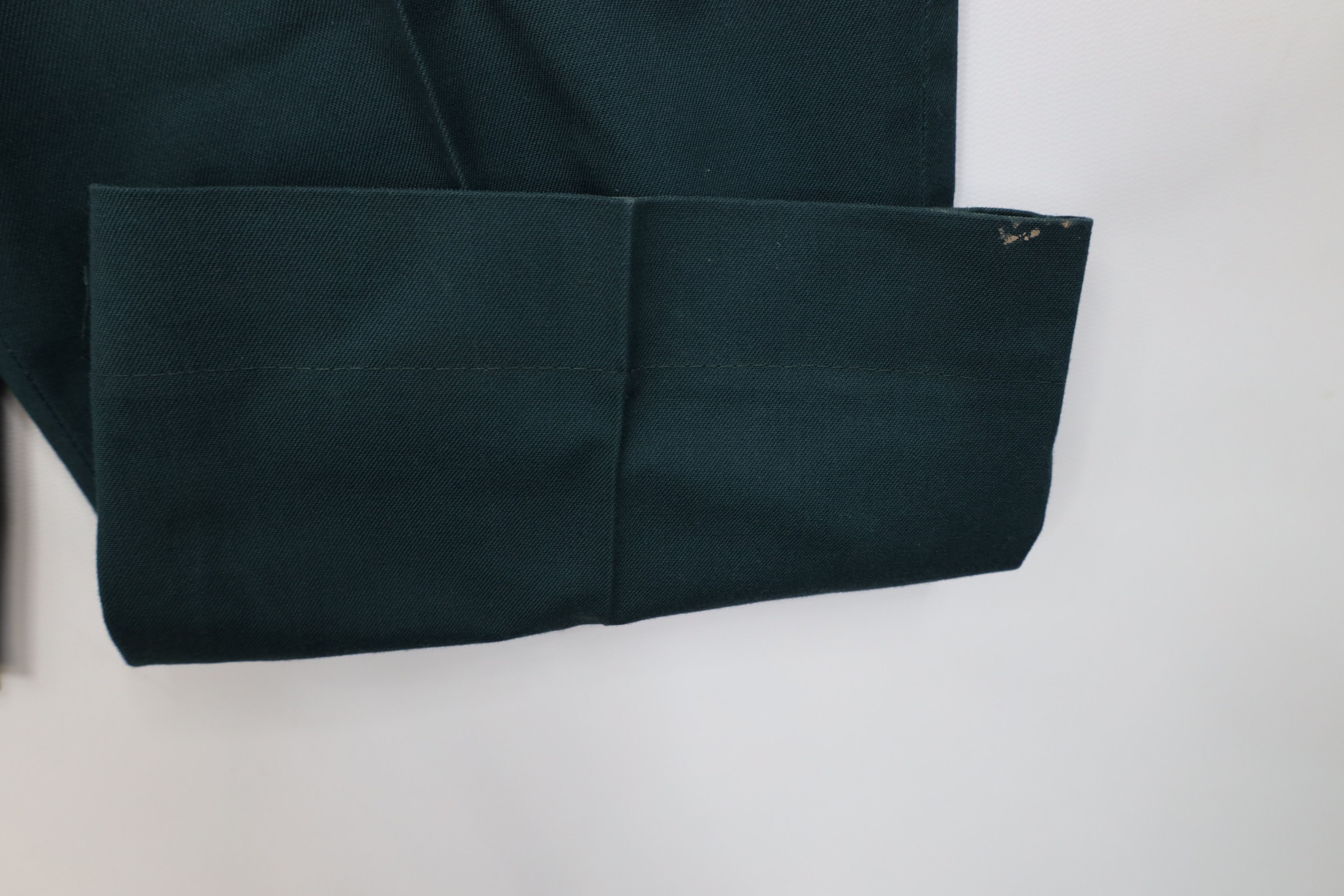 Lee Vintage 70s Lee Wide Leg Workwear Mechanic Pants Green USA Size US 34 / EU 50 - 6 Thumbnail