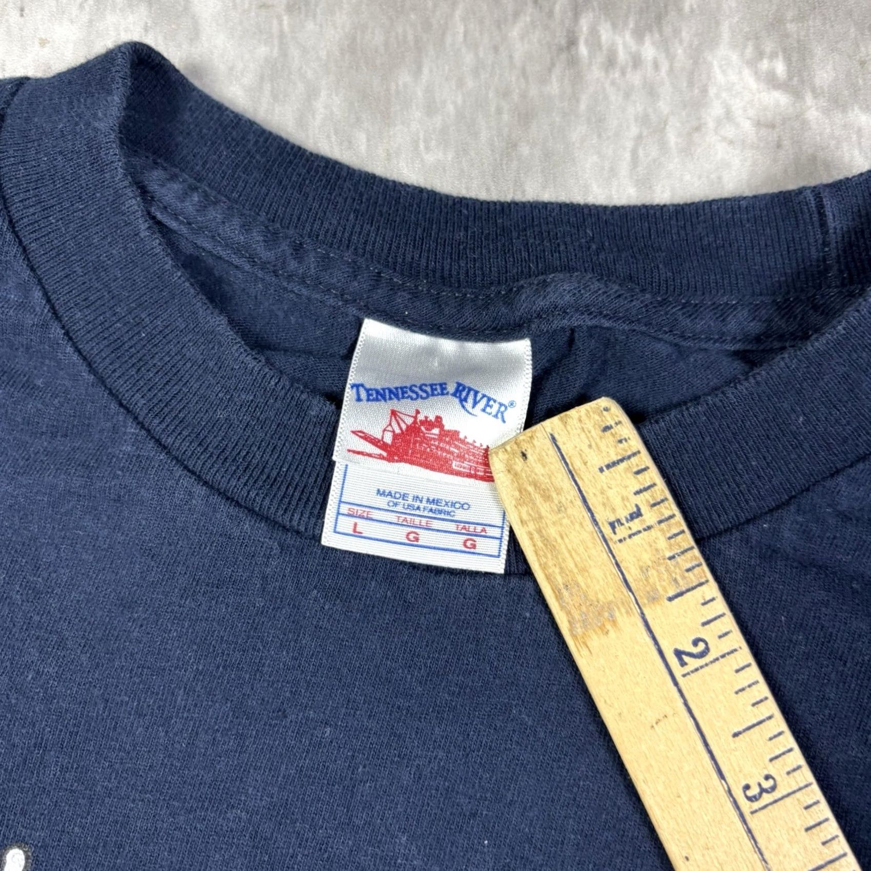 Vintage VINTAGE The Life Of A Cop Doughnut Funny Humor T Shirt Blue 90s Size L Mens Size US L / EU 52-54 / 3 - 4 Thumbnail