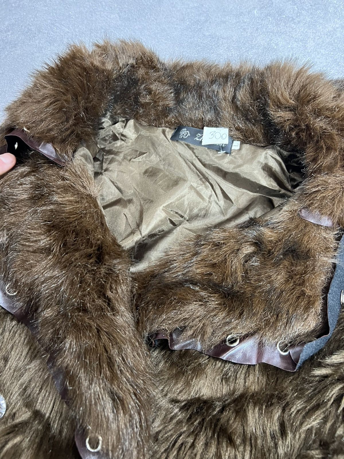 Vintage RARE vintage faux fur BARBIE CROPPED coat jacket Y2K Size US S / EU 44-46 / 1 - 7 Thumbnail